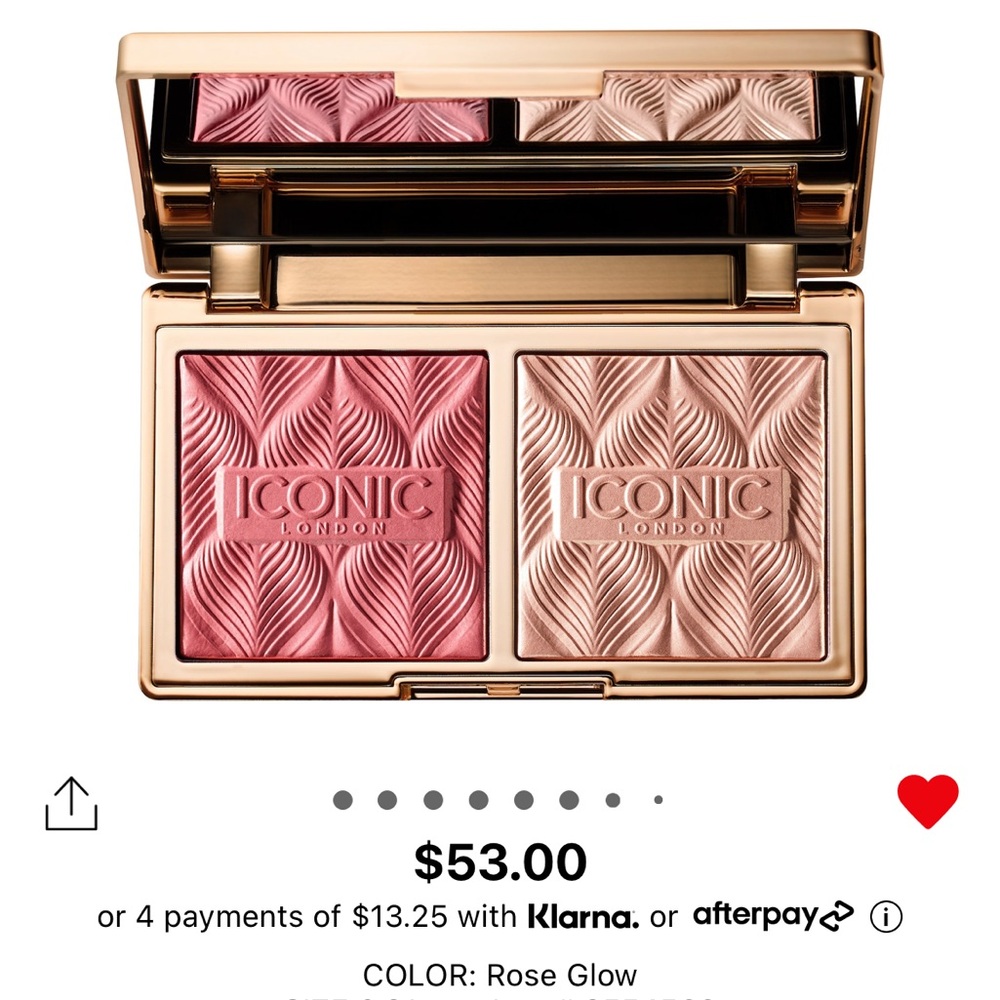 Iconic London blush + highlight palette